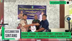 Serah Terima Jabatan Camat Sintang Serta Pisah Sambut 