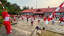 Senam Sehat Kecamatan Sintang Semangat Kemerdekaan RI Ke-81 